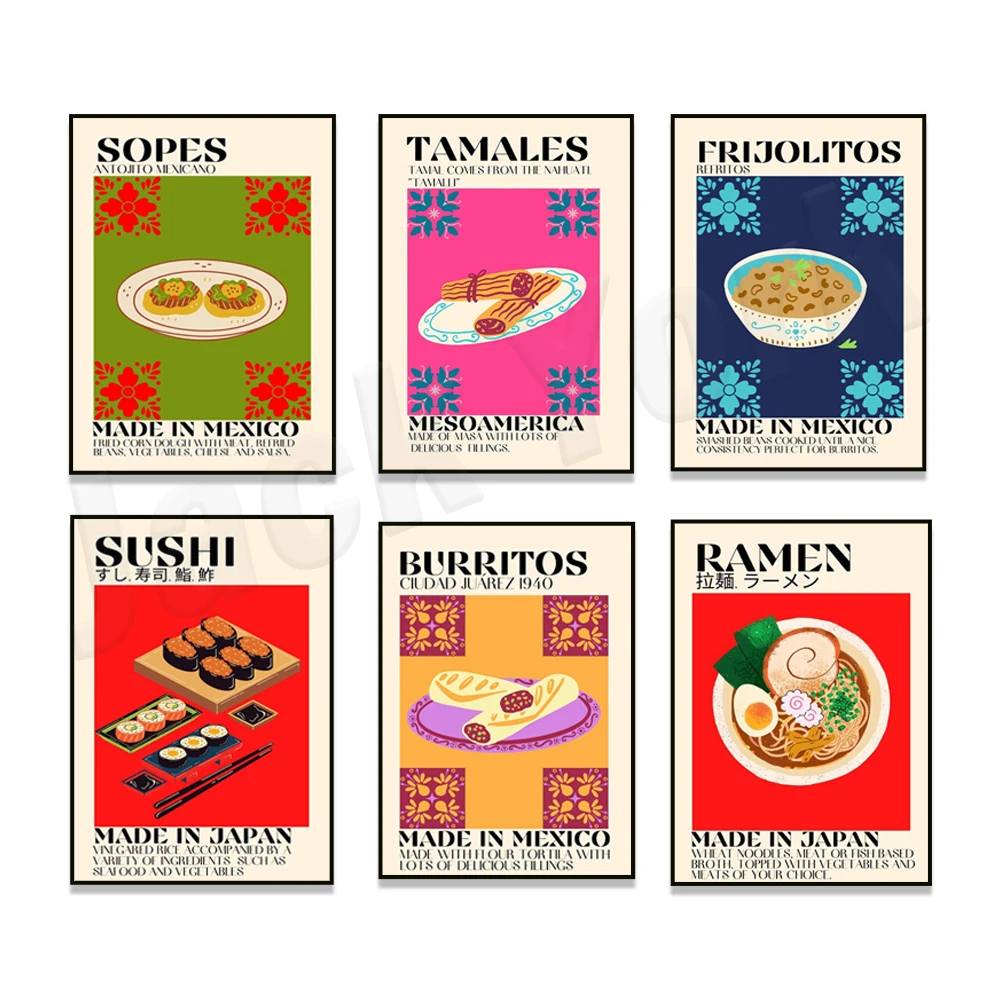 Japanese Life Quotes - Affiches de décoration de cuisine japonaise,