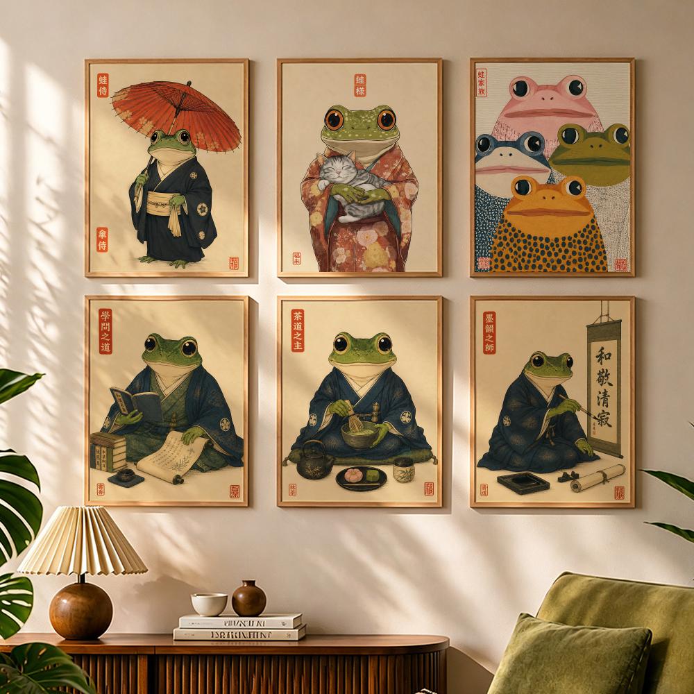 Japanese Lifestyle Japanese - Affiche sur toile avec peinture et