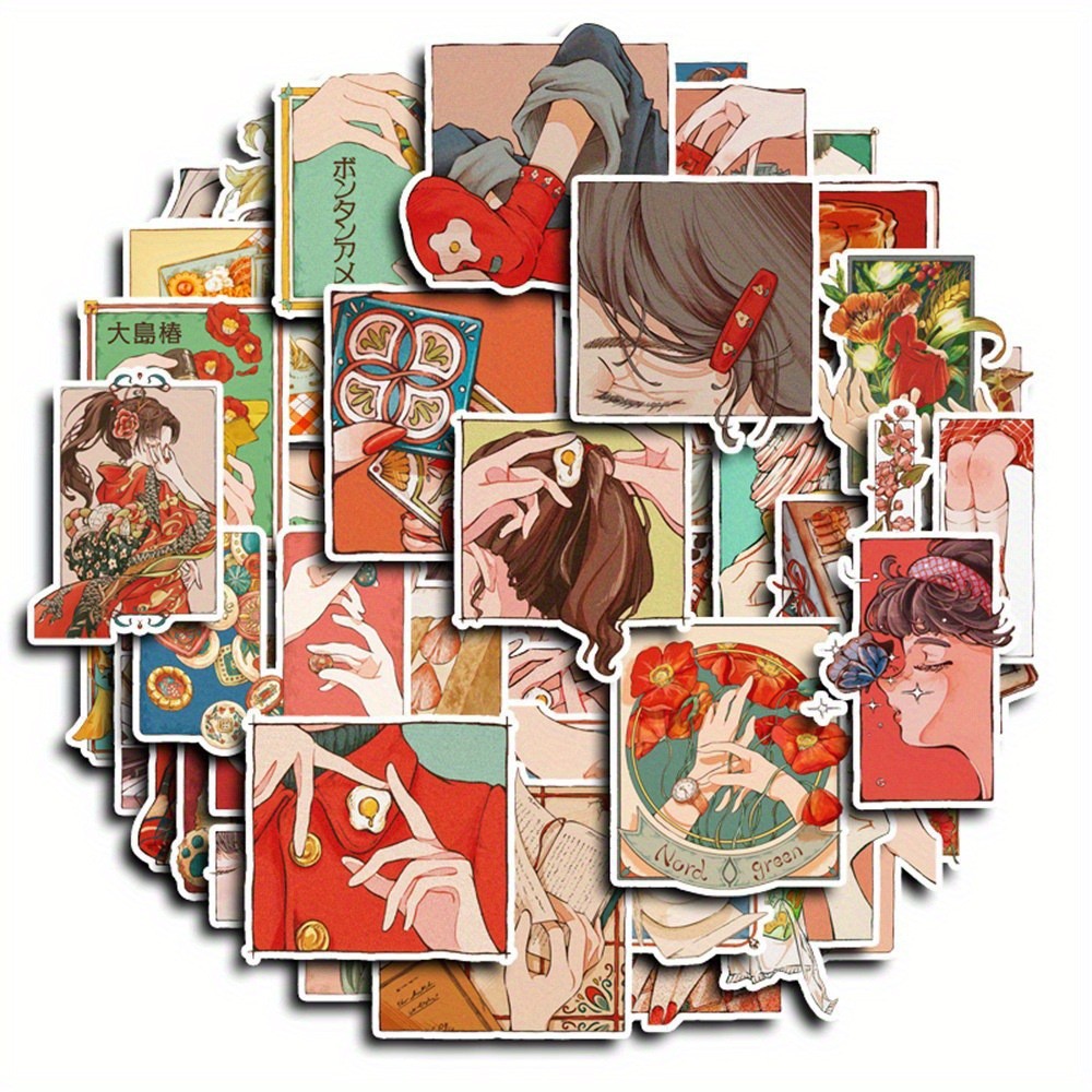 50 autocollants décoratifs de  - Japanese Lifestyle Japanese avis et prix